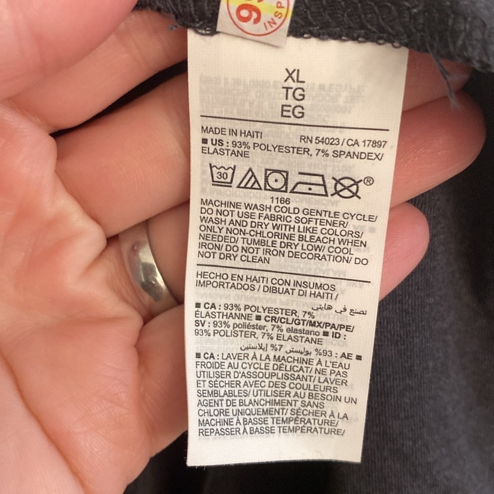 Old Navy Active Cloud 94 Soft Tank Top XL Dark Grey Sleeveless Crewneck - Picture 5 of 5